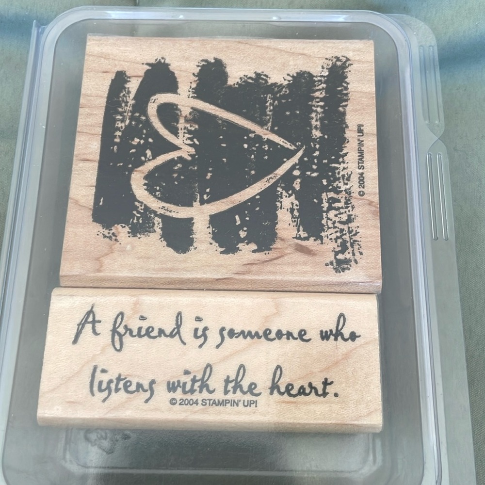 Stampin’ Up!  ‘Listen with the Heart’